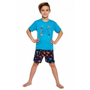 Cornette Kids Boy 789/99 Caribbean Chlapecké pyžamo, 98-104, tyrkysová