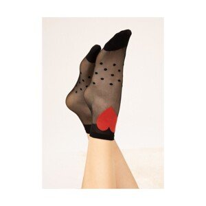 Fiore G 1125 Fairy Tale 15 den Dámské ponožky, UNI, black/lurex