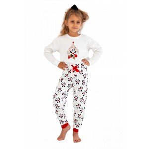 Sensis Panda Kids 98-104 Dívčí pyžamo, 98-104, ecru