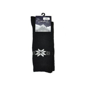 WiK 21457 Wool Socks Pánské ponožky, 43-46, černá