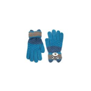 Art Of Polo 23334 Winter Teddy Dětské rukavice, 19 cm, blue