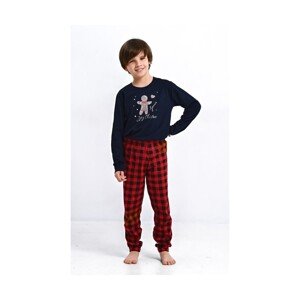 Sensis Matt Kids Boy 134-152 Chlapecké pyžamo, 134-140, modrá