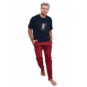 Sensis Matt Pánské pyžamo, XL, modrá
