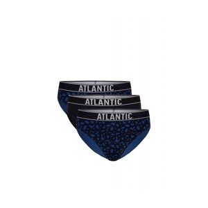 Atlantic 151 3-pak nie/gra/nie slipy męskie, XL, Mix