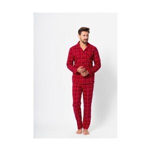 M-Max Alan 1391 Pánské pyžamo, L, červená