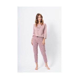 M-Max Roberta 1357 Dámské pyžamo, XXL, pudrový růžová