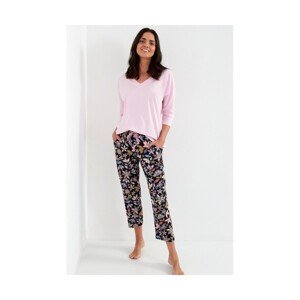 Cana 198 růžové Dámské pyžamo, XL, růžová
