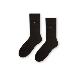 Steven 056 099 černé Pánské oblékové ponožky, 42/44, černá