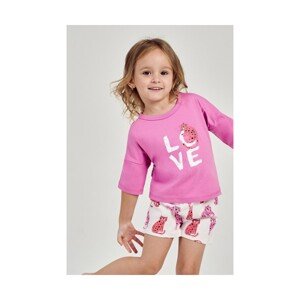 Taro Annabel 3142 92-116 L24 Dívčí pyžamo, 116, růžová