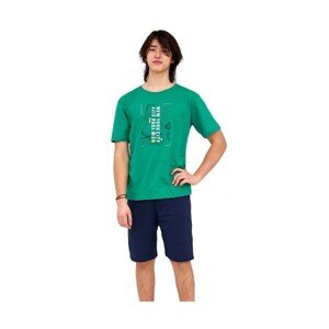 Cornette City 504/46 Chlapecké pyžamo, 182/L, zelená