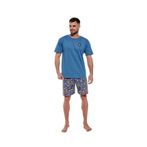 Cornette Pirates2 326/156 Pánské pyžamo, L, modrá