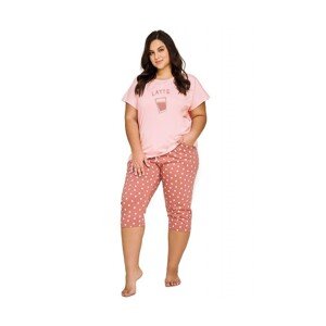 Taro Frankie 3158 01 Dámské pyžamo, 2XL, růžová