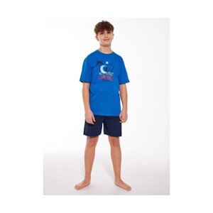 Cornette Young Boy 476/116 Surfir 134-164 Chlapecké pyžamo, 134-140, modrá
