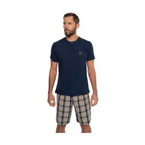 Henderson Ethos 41294 tmavě modré Pánské pyžamo, XL, modrá