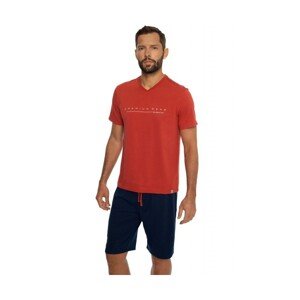 Henderson Emmet 41290 červené Pánské pyžamo, XL, červená