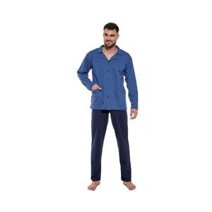Cornette 114/66 Pánské pyžamo, M, modrá
