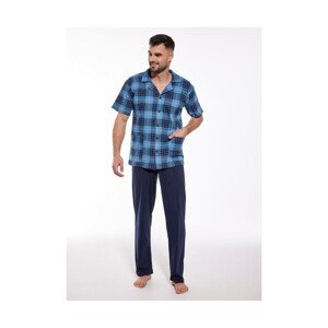 Cornette 318/49 3XL-5XL Rozepínané Pánské pyžamo, 4XL, jeans