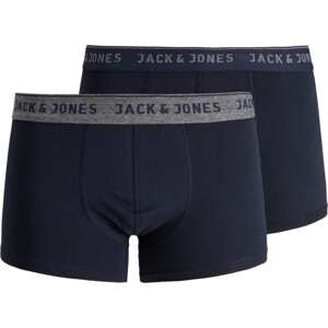 JACK & JONES Boxerky 'Vincent' námořnická modř / šedý melír