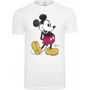 Mister Tee Tričko 'Mickey Mouse' bílá