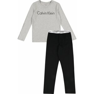Calvin Klein Underwear Pyžamo šedá / černá
