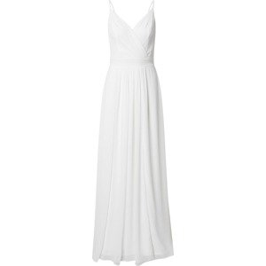 STAR NIGHT Společenské šaty přírodní bílá