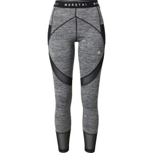 MOROTAI Sportovní kalhoty 'Naka' šedý melír / černá / bílá