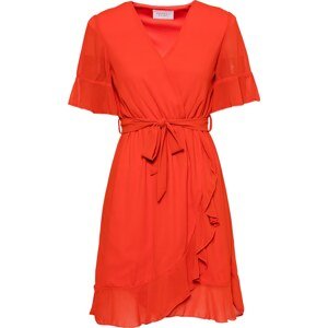 SISTERS POINT Šaty 'NEW GRETO' oranžově červená