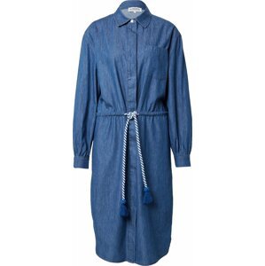 LOOKS by Wolfgang Joop Košilové šaty modrá džínovina