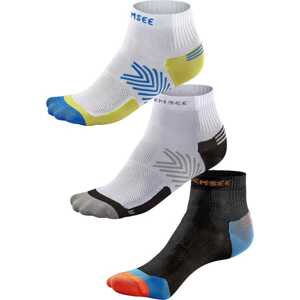CHIEMSEE Sportovní ponožky tyrkysová / korálová / černá / bílá