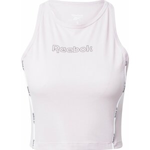 Reebok Sport Sportovní top pastelově růžová / černá / bílá