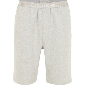 Calvin Klein Underwear Pyžamové kalhoty šedý melír / bílá