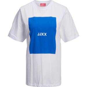 JJXX Tričko 'AMBER' modrá / bílá