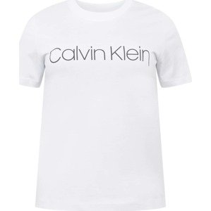 Calvin Klein Curve Tričko černá / bílá