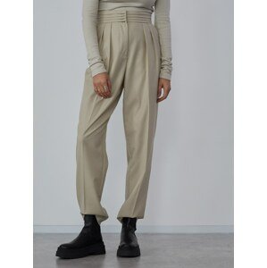 LeGer Premium Kalhoty se sklady v pase 'Sienna' béžová