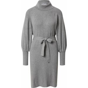 EDITED Úpletové šaty 'Malene' šedý melír