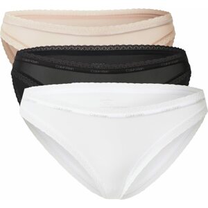 Calvin Klein Underwear Kalhotky tělová / černá / bílá