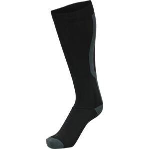 Newline Sportovní ponožky tmavě šedá / černá