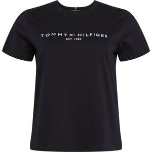 Tommy Hilfiger Curve Tričko tmavě modrá / červená / bílá