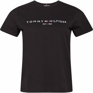 Tommy Hilfiger Curve Tričko námořnická modř / červená / černá / bílá
