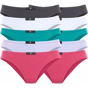 H.I.S Kalhotky antracitová / zelená / fialová / pink / bílá