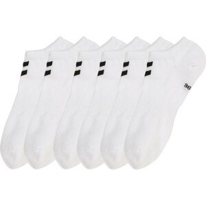 Hummel Sportovní ponožky černá / bílá