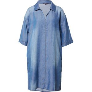 PRINCESS GOES HOLLYWOOD Košilové šaty modrá džínovina
