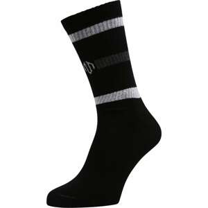 MOROTAI Sportovní ponožky 'Varsity Striped' šedá / černá / bílá