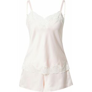 Lauren Ralph Lauren Pyžamo 'SIGNATURE' pink / bílá
