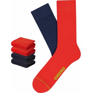 CHEERIO* Ponožky 'Best Friend' modrá / červená