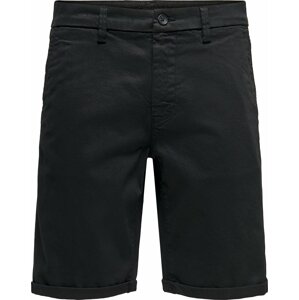 Only & Sons Chino kalhoty 'PETER' černá