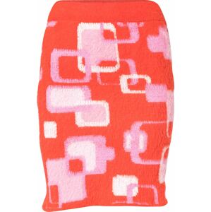 Vintage Supply Sukně světle růžová / červená / bílá