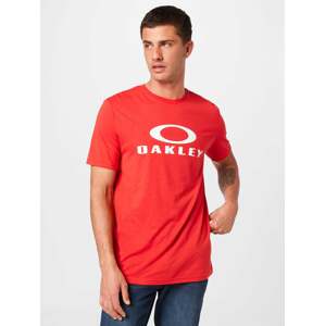 OAKLEY Funkční tričko 'BARK'  červená / bílá