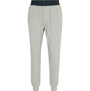 Calvin Klein Underwear Pyžamové kalhoty marine modrá / šedý melír / černá
