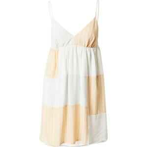 sessun Letní šaty 'BAI SAO' kouřově modrá / oranžová / bílá